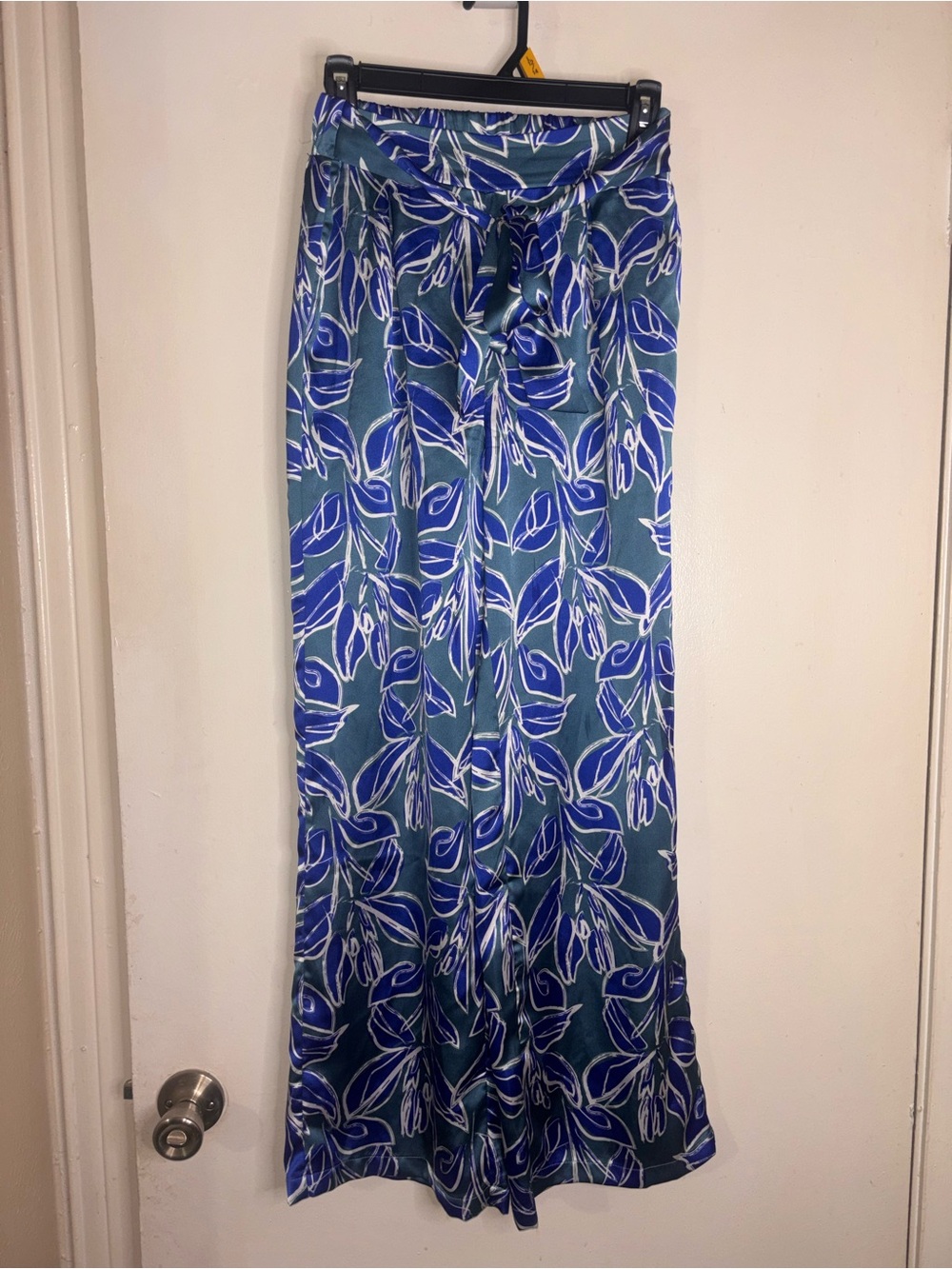 Sincerly Jules Blue & Green Floral Swim Sarong Wrap
